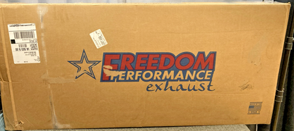 NEW GENUINE FREEDOM PERFORMANCE EXHAUST IN00034 TRUE DUAL HEADERS, CHROME, EXHA