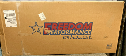 NEW GENUINE FREEDOM PERFORMANCE EXHAUST IN00034 TRUE DUAL HEADERS, CHROME, EXHA