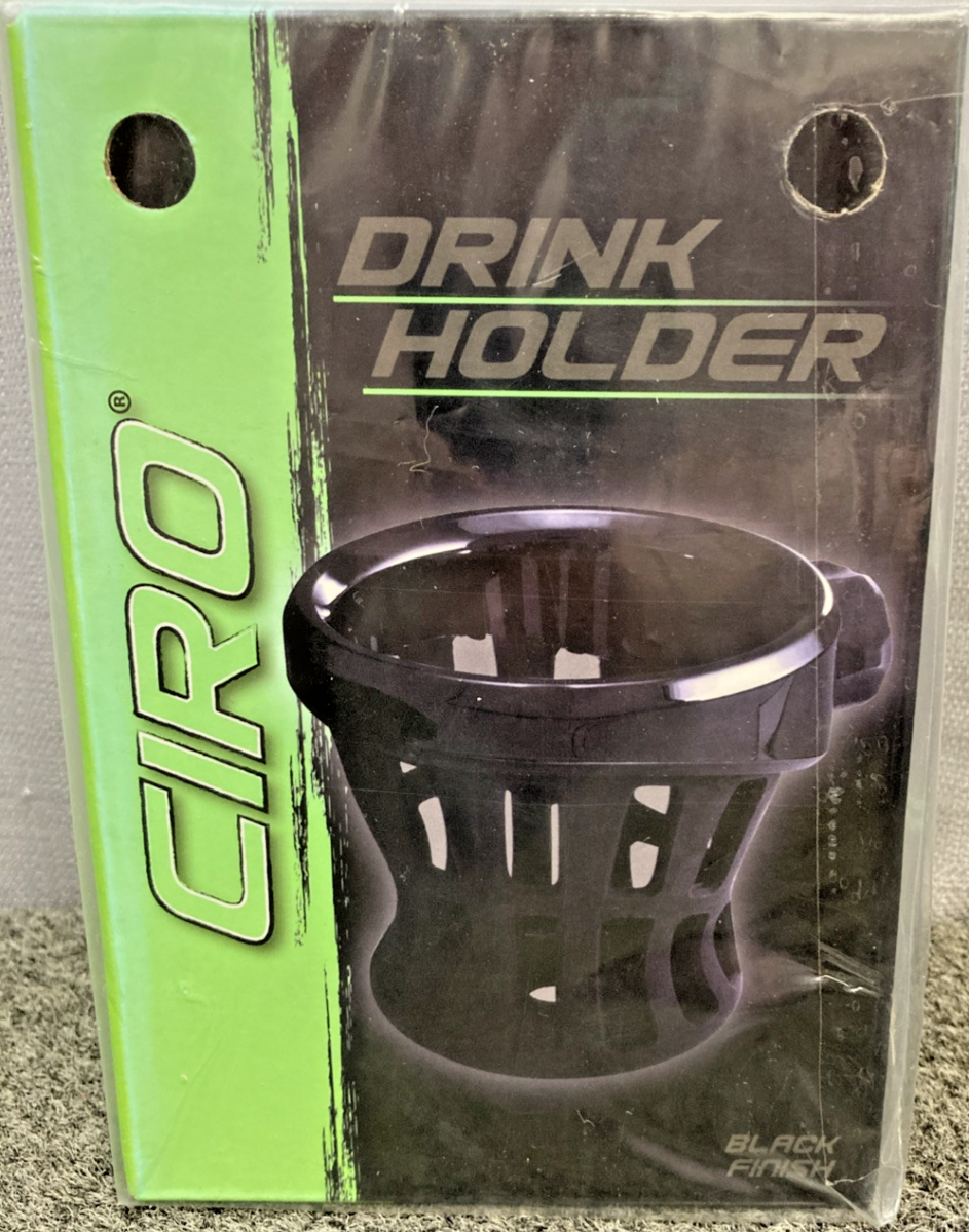 NEW GENUINE CIRO 0636-0088 DRINK HOLDER, PASSENGER MOUNT, (BLACK) 50622