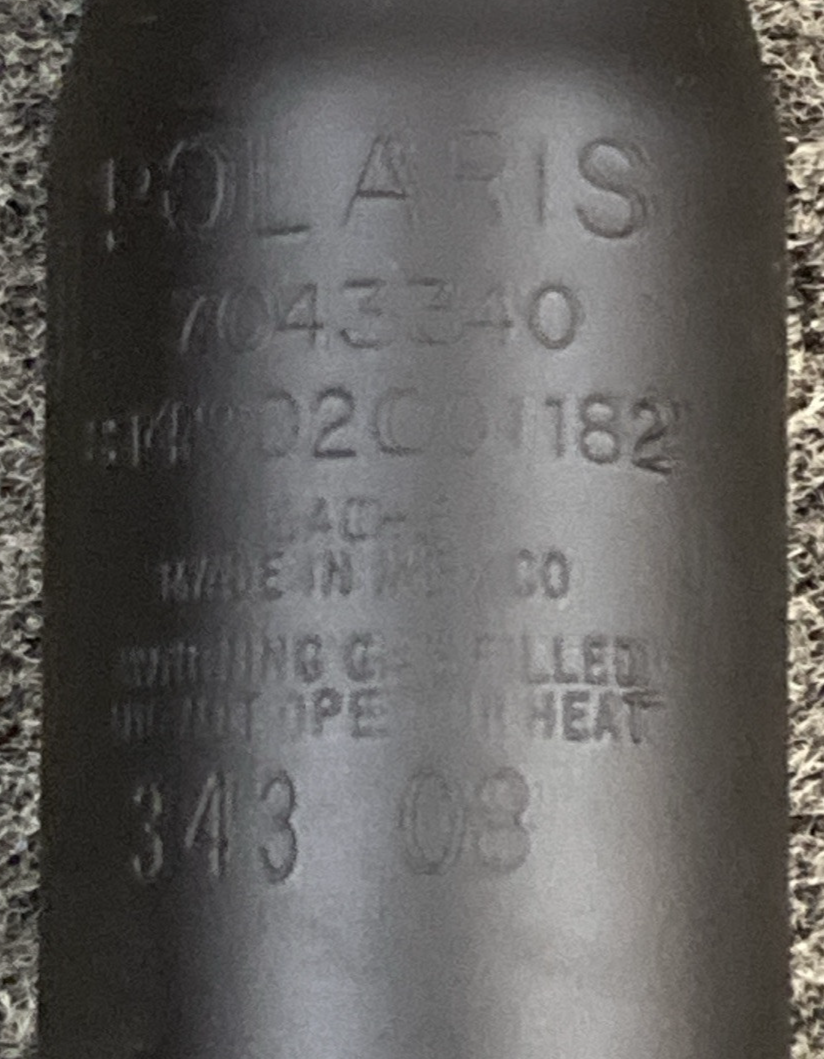 NEW GENUINE POLARIS 7043340 Shock Front 414.4mm Ext