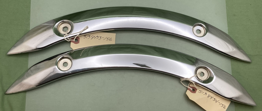 REPLACES POLARIS 5138454-156 & 5138453-156 COVER STRUT CRUISER RH & LH CHROME