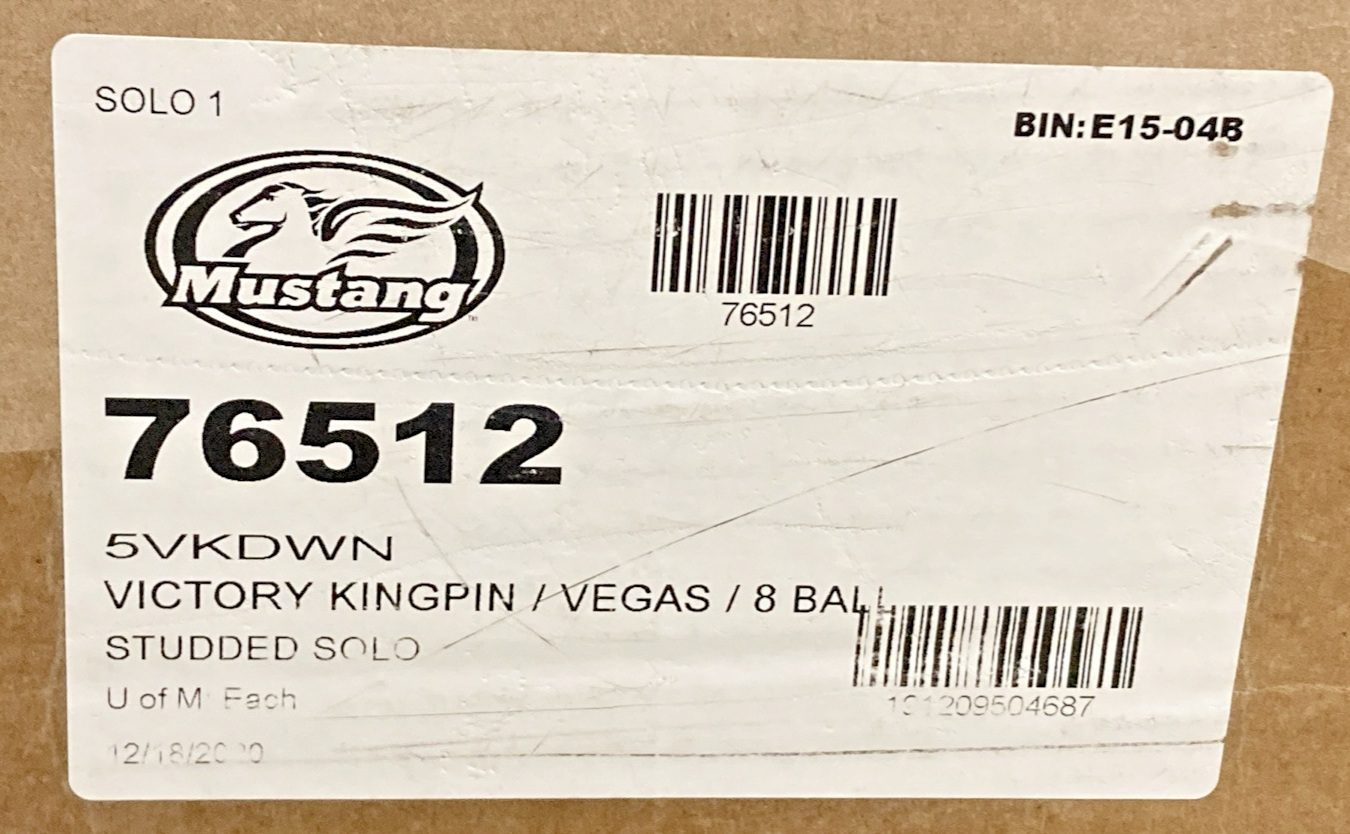 NEW GENUINE MUSTANG 76512 WIDE TOURING SOLO SEAT