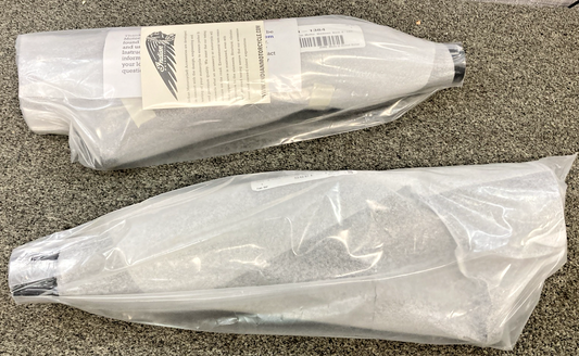 NEW GENUINE INDIAN 2884720-458 SLIP-ON MUFFLER KIT, BLACK