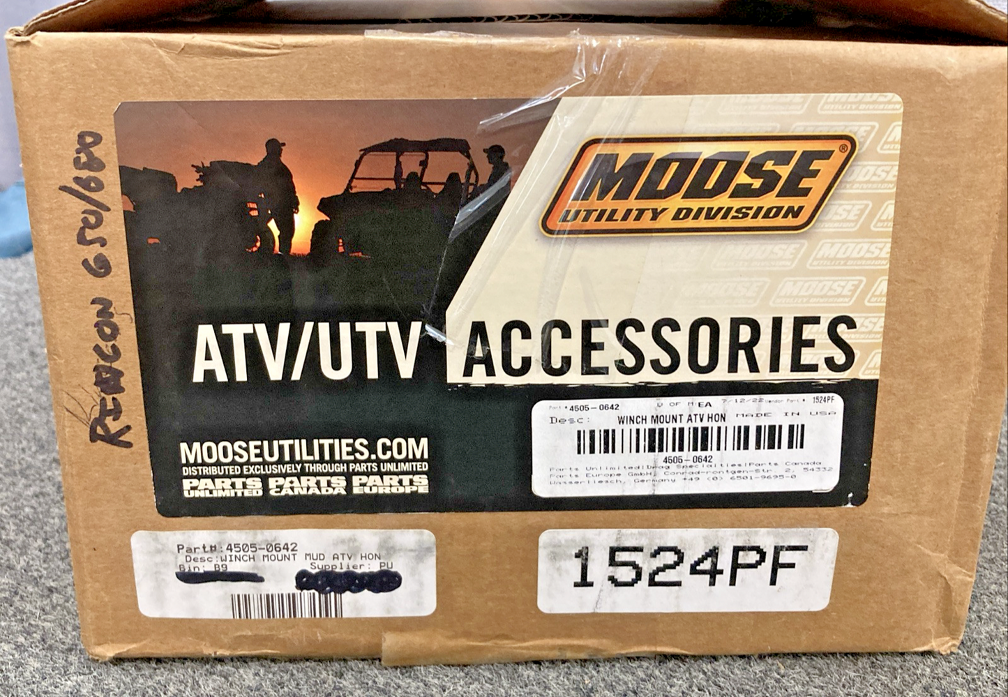 NEW GENUINE MOOSE UTILITY 4505-0642 WINCH MOUNT FOR HONDA