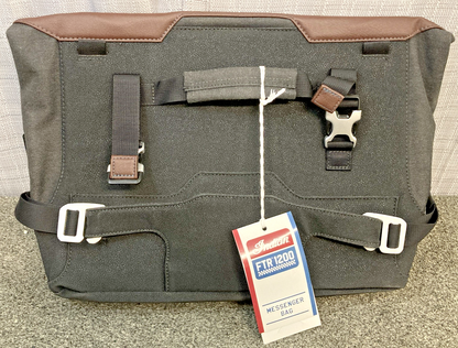 NEW GENUINE INDIAN 2883500-FBA K-SIDEBAG, MESSENGER, BLACK/BROWN