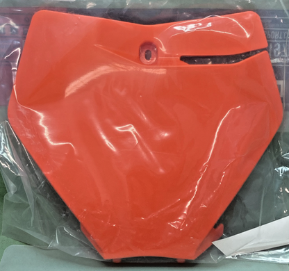 NEW GENUINE POLISPORT 8666400001 NUMBER PLATE ORANGE