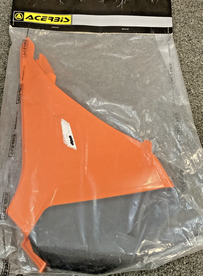 NEW GENUINE ACERBIS 2205450237 AIR BOX COVER ORANGE