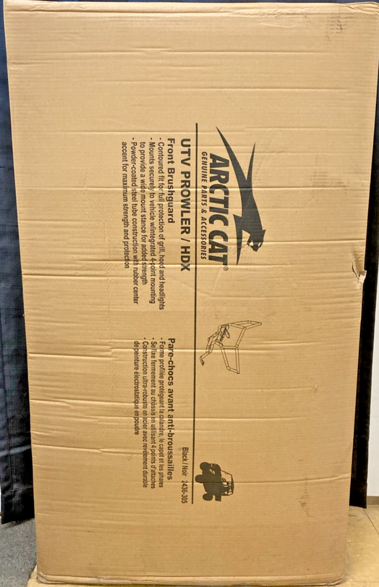 NEW GENUINE ARCTIC CAT 2436-305 FRONT BRUSHGUARD BUMPER, 2015-2017 PROWLER