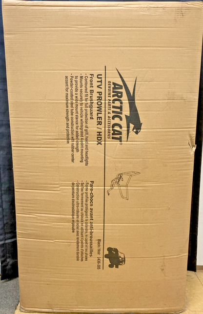 NEW GENUINE ARCTIC CAT 2436-305 FRONT BRUSHGUARD BUMPER, 2015-2017 PROWLER
