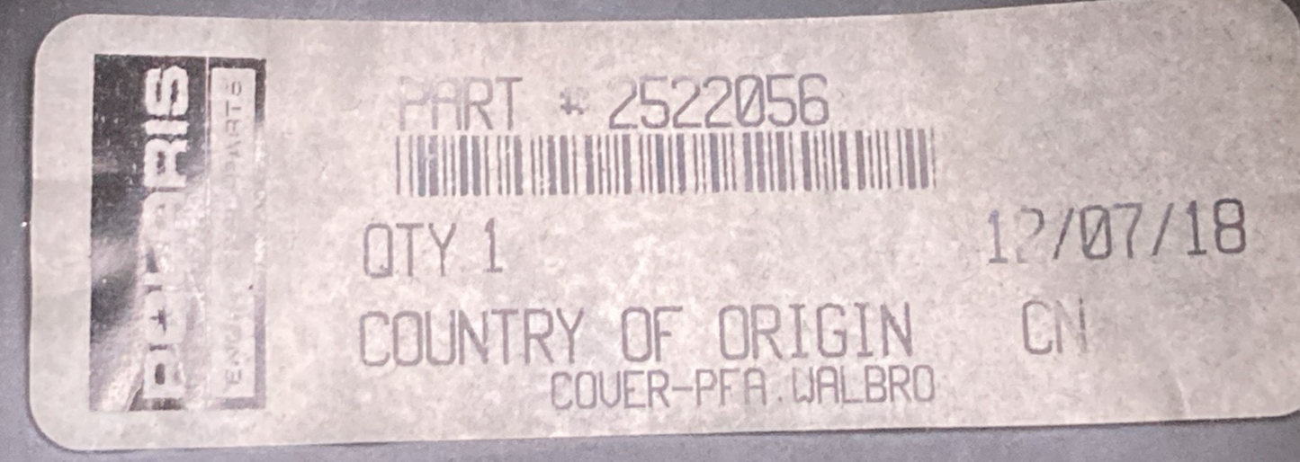 NEW GENUINE POLARIS 2522056 Cover PFA Walbro