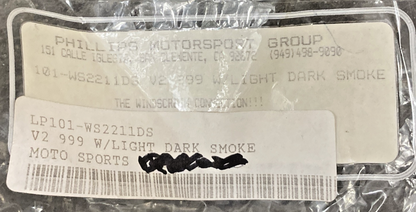 NEW GENUINE LP RACING 101-WS2211DS WINDSCREEN DARK SMOKE