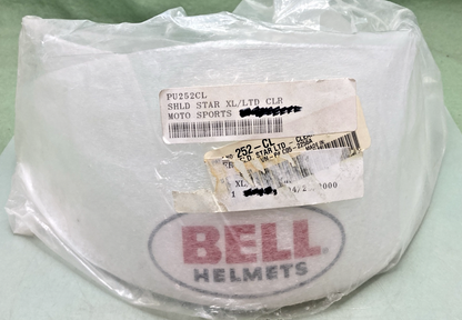 NEW REPLACES BELL HELMETS 252-CL SHIELD STAR XL/LTD CLEAR