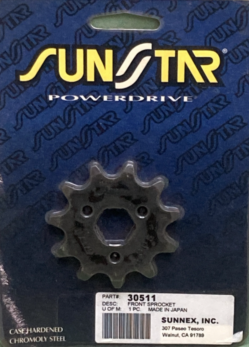 NEW GENUINE SUNSTAR 30511 FRONT SPROCKET 11T