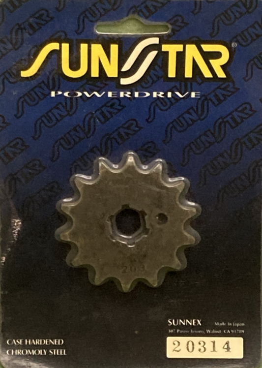 NEW GENUINE SUNSTAR 20314 FRONT SPROCKET 14T