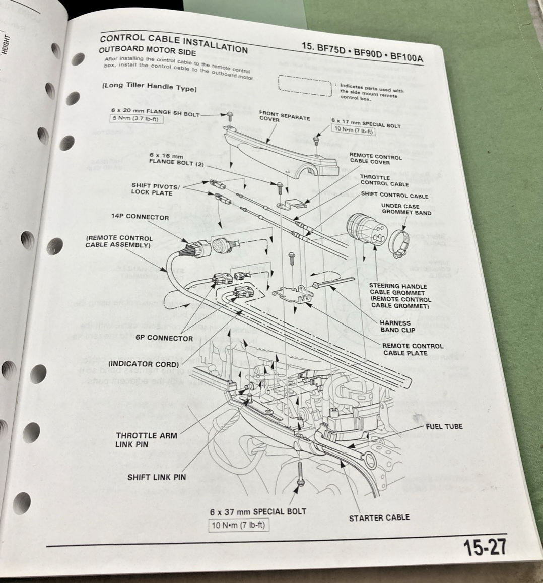GENUINE HONDA PPD53343-R MARINE RIGGING GUIDE 2021
