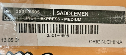 NEW GENUINE SADDLEMEN 3501-0605 PAIR BLK TEXTILE SADDLEBAG, MED EXPRESS LINER