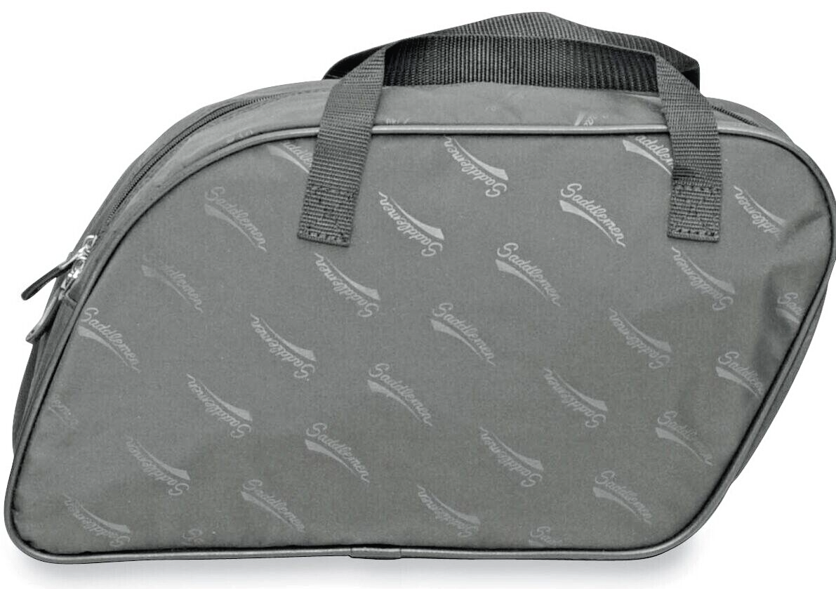 NEW GENUINE SADDLEMEN 3501-0605 PAIR BLK TEXTILE SADDLEBAG, MED EXPRESS LINER
