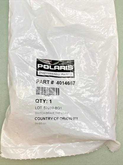 NEW GENUINE POLARIS 4014667 SWITCH-BRAKE PRESSURE