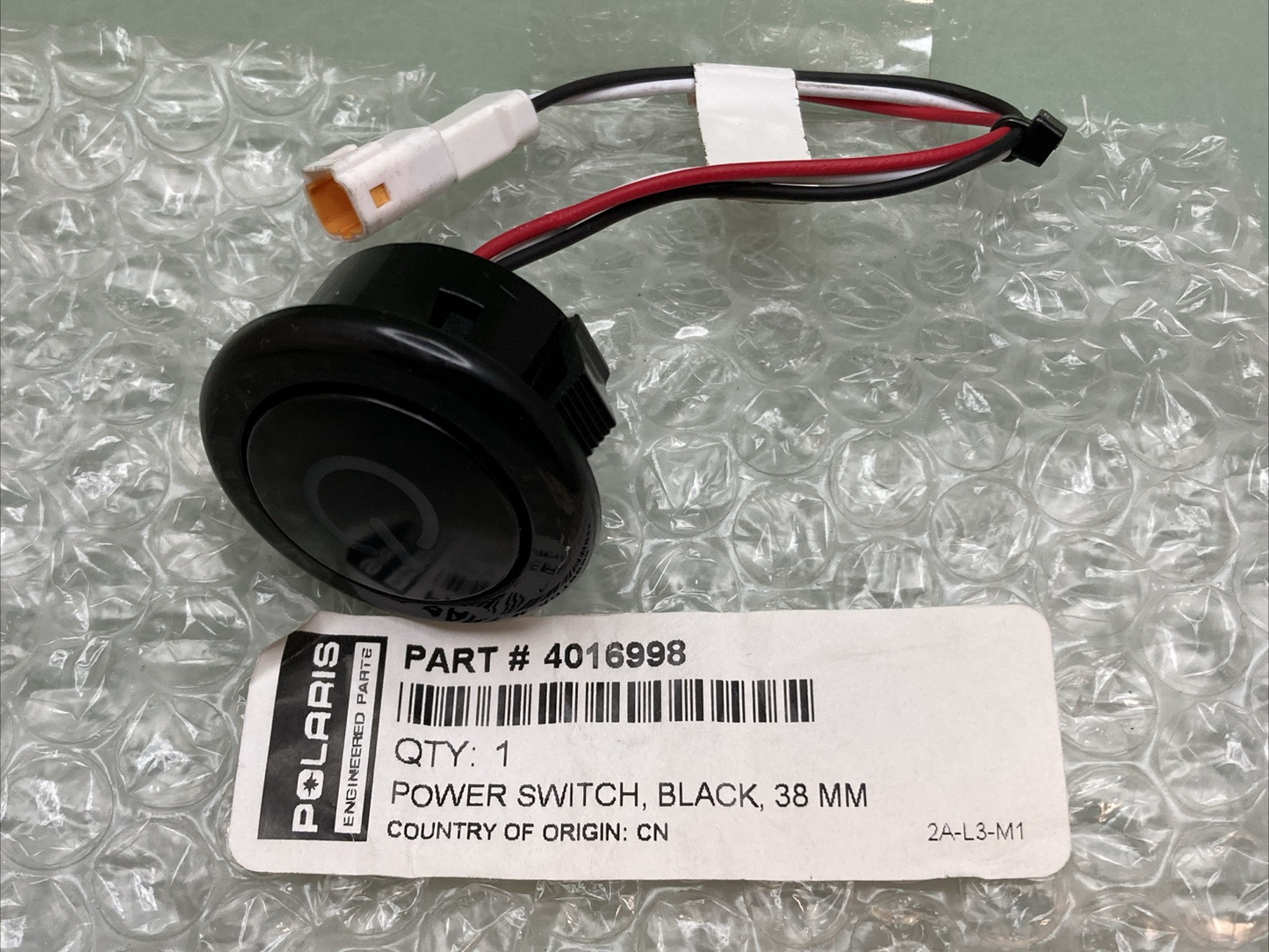 NEW GENUINE POLARIS 4016998 SWITCHPOWER,38MM,BLACK
