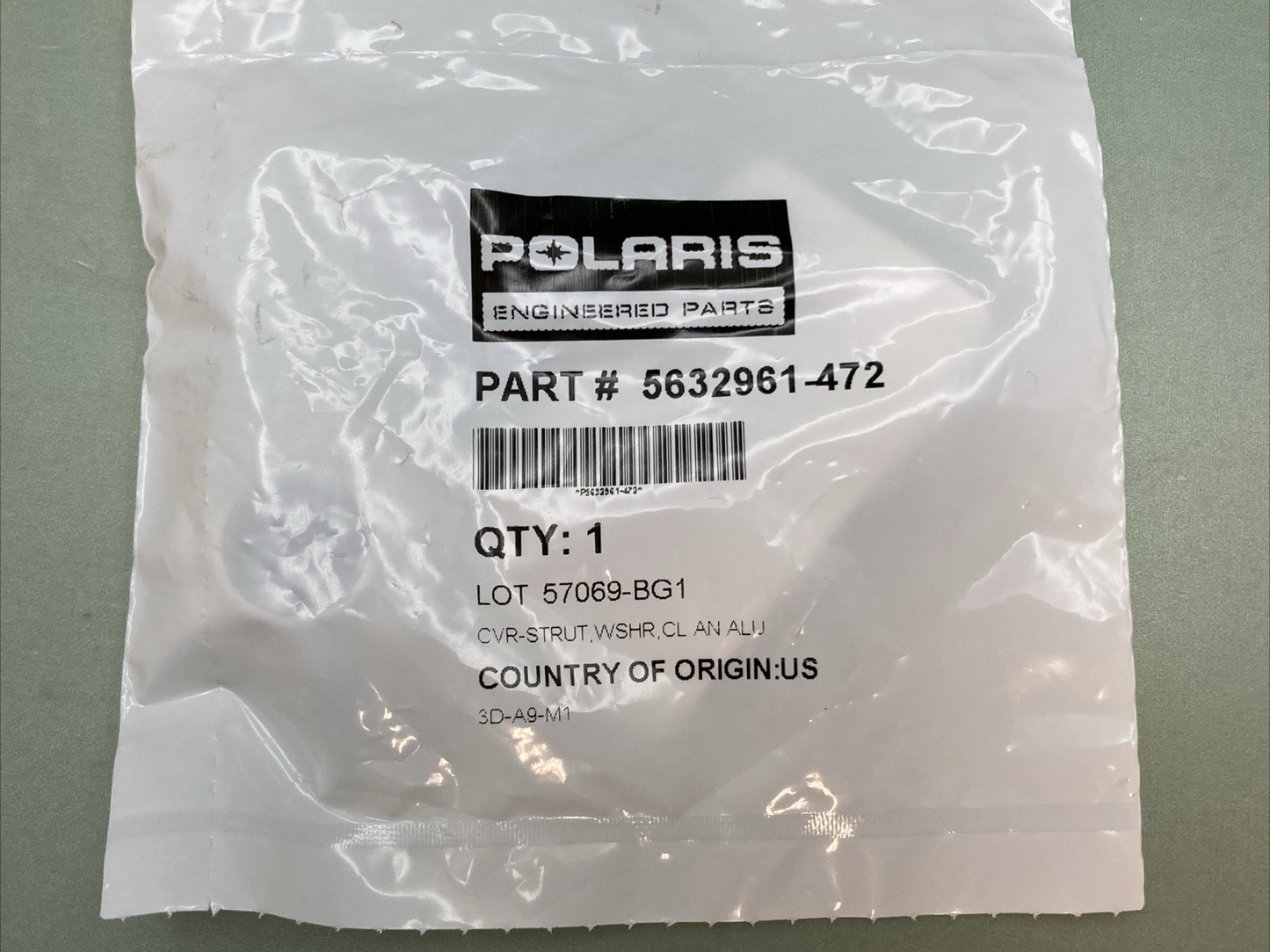 NEW GENUINE POLARIS 5632961-472 CVR STRUT, WSHR,CL AN ALU