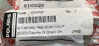 NEW GENUINE POLARIS 2204724 KIT-BRAKE PAD,REAR CALIPER