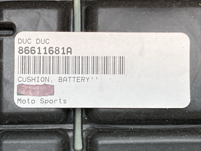 NEW GENUINE DUCATI 86611681A CUSHION, BATTERY