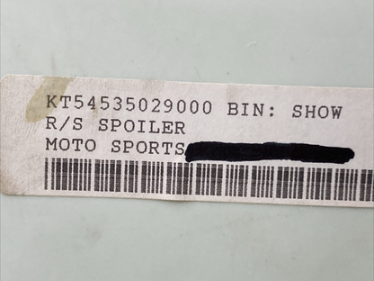 NEW GENUINE KTM 54535029000 SPOILER R/S WHITE