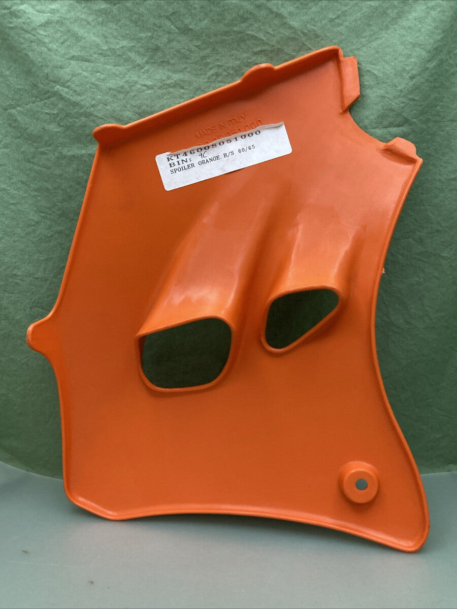 NEW GENUINE KTM 46008051000 SPOILER R/S 60/65 ORANGE