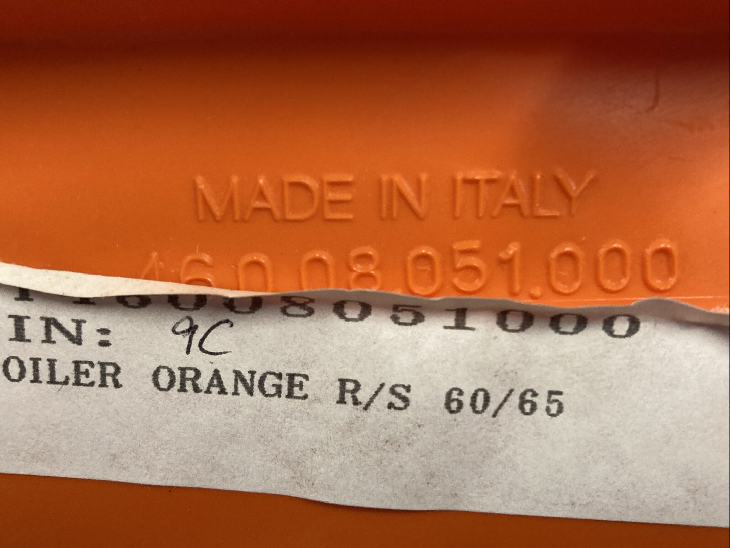 NEW GENUINE KTM 46008051000 SPOILER R/S 60/65 ORANGE