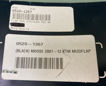 NEW GENUINE MOOSE RACING 0520-1357 Mud Flap