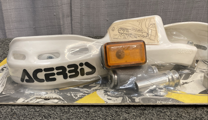 NEW GENUINE ACERBIS 12132606 HANDGUARDS RALLEY DUAL SPORT WHITE