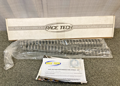 NEW GENUINE RACE TECH FRSP 4445 46 DIRT Fork Springs 44.0 X455 MM .46 KG/MM