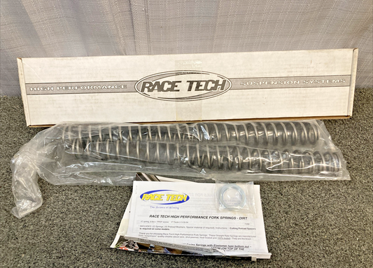 NEW GENUINE RACE TECH FRSP 4445 46 DIRT Fork Springs 44.0 X455 MM .46 KG/MM