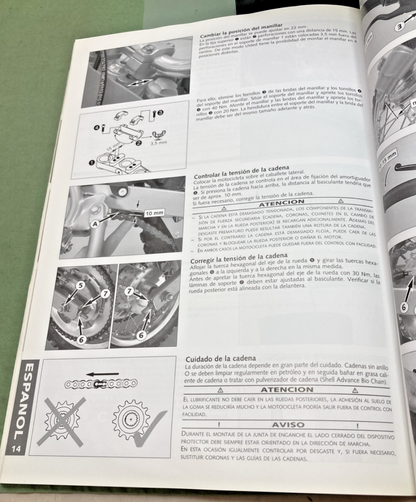 GENUINE KTM 321011 OWNER'S HANDBOOK 2002