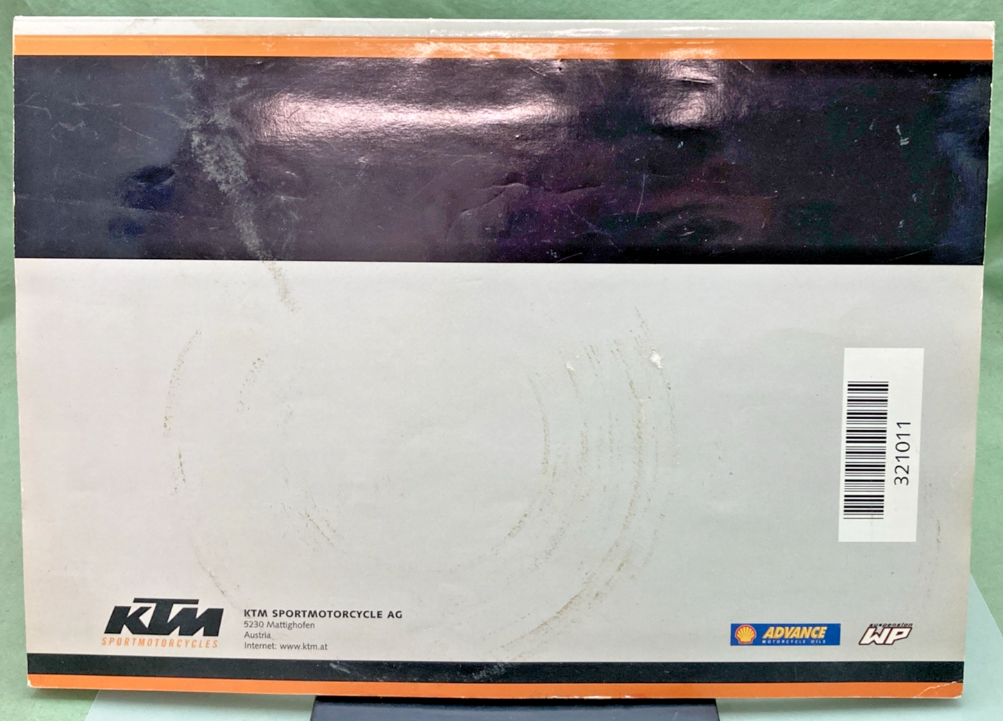 GENUINE KTM 321011 OWNER'S HANDBOOK 2002
