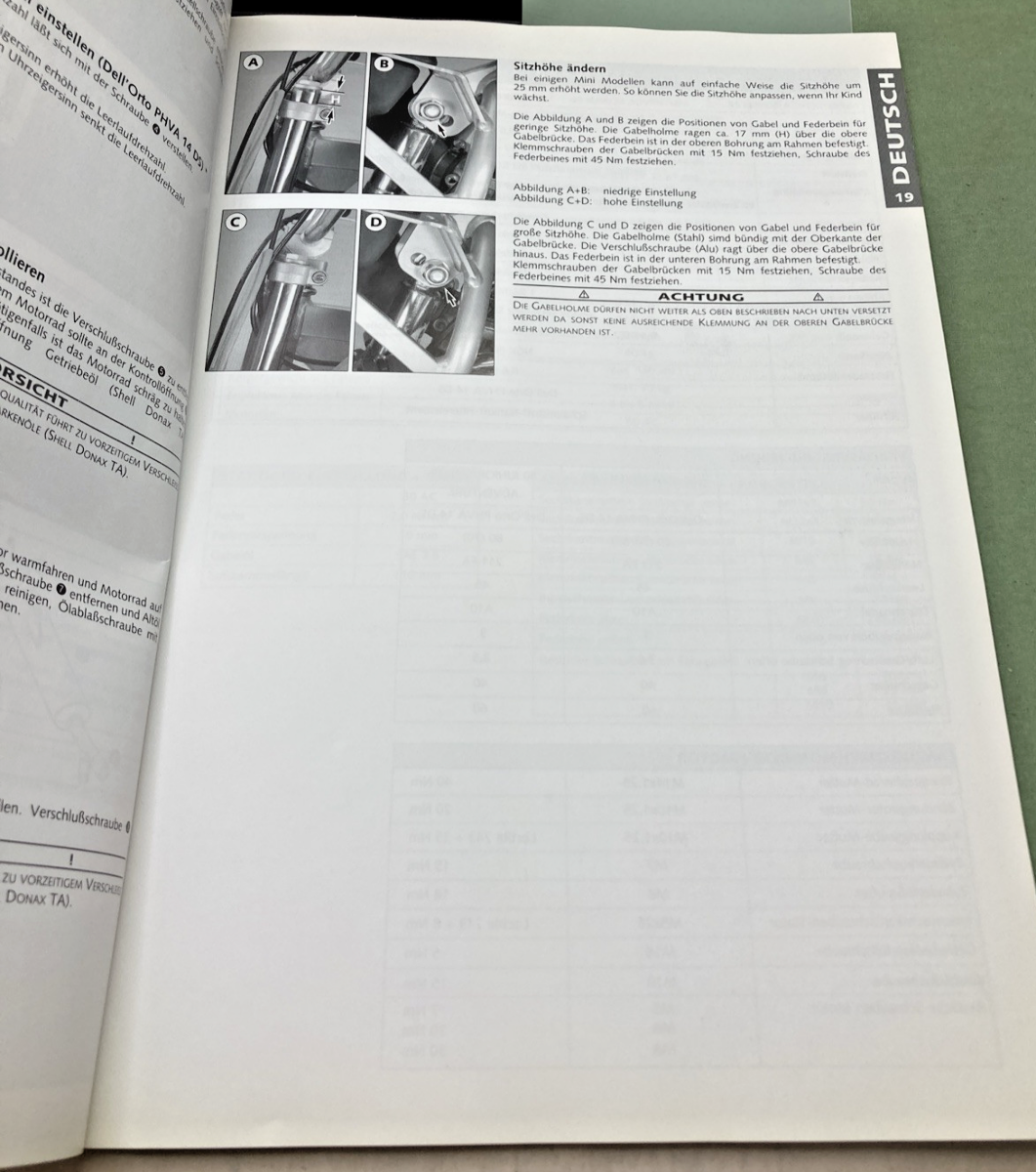 GENUINE KTM 321011 OWNER'S HANDBOOK 2002