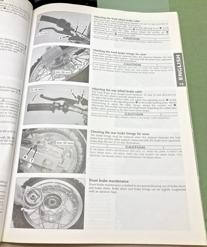 GENUINE KTM 321011 OWNER'S HANDBOOK 2002