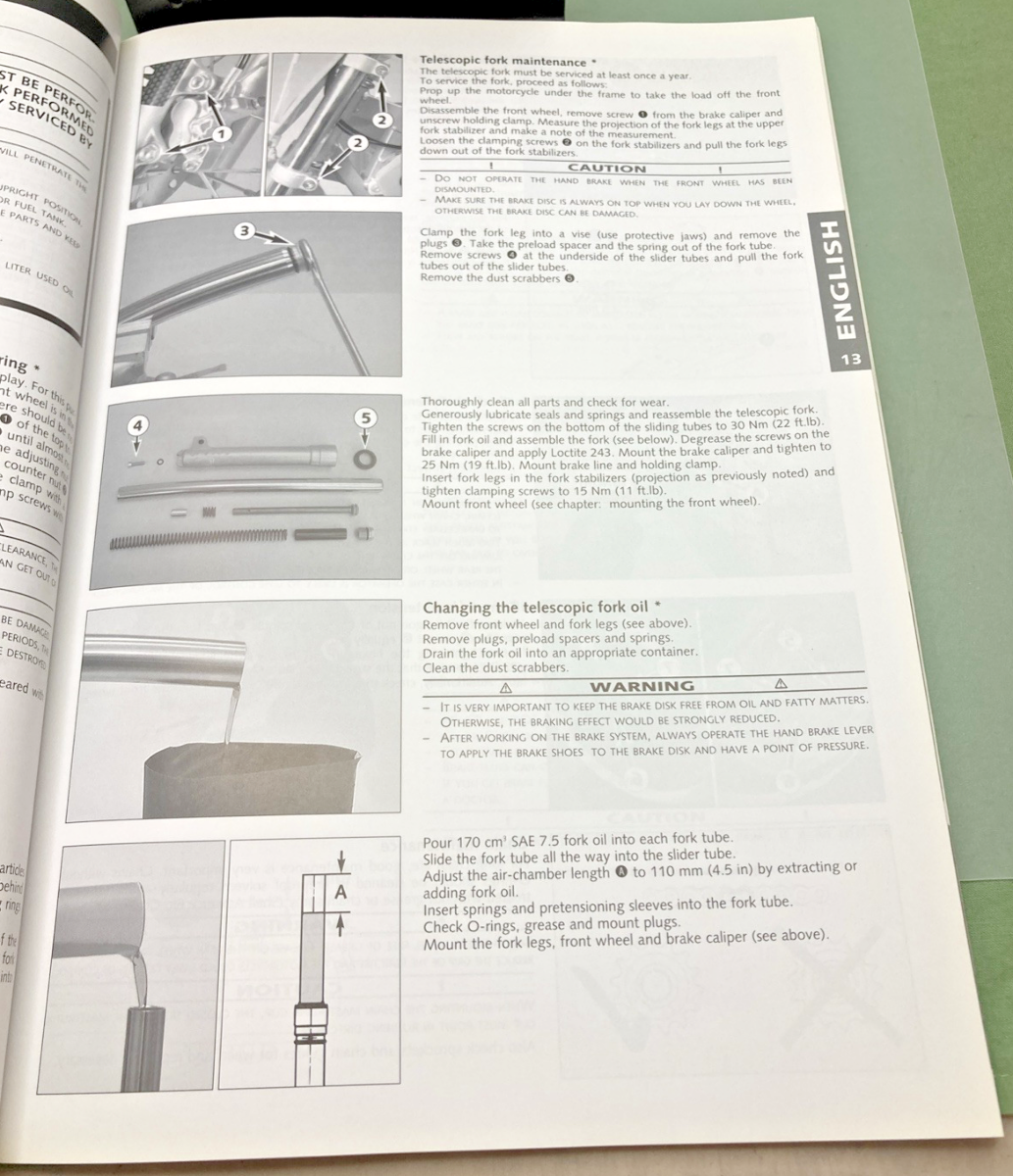 NEW GENUINE KTM 321012 OWNER'S HANDBOOK 2002