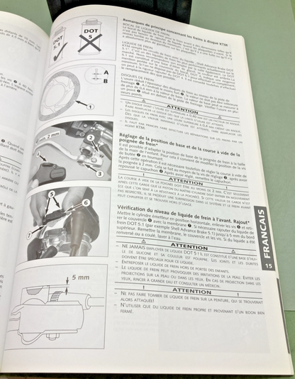 NEW GENUINE KTM 321012 OWNER'S HANDBOOK 2002
