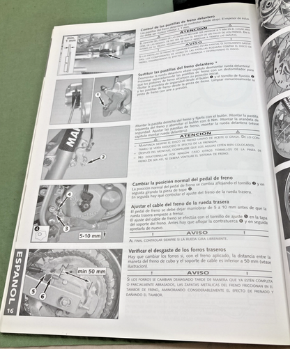 NEW GENUINE KTM 321012 OWNER'S HANDBOOK 2002
