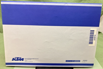 NEW GENUINE KTM 320818 OWNER'S HANDBOOK 2001