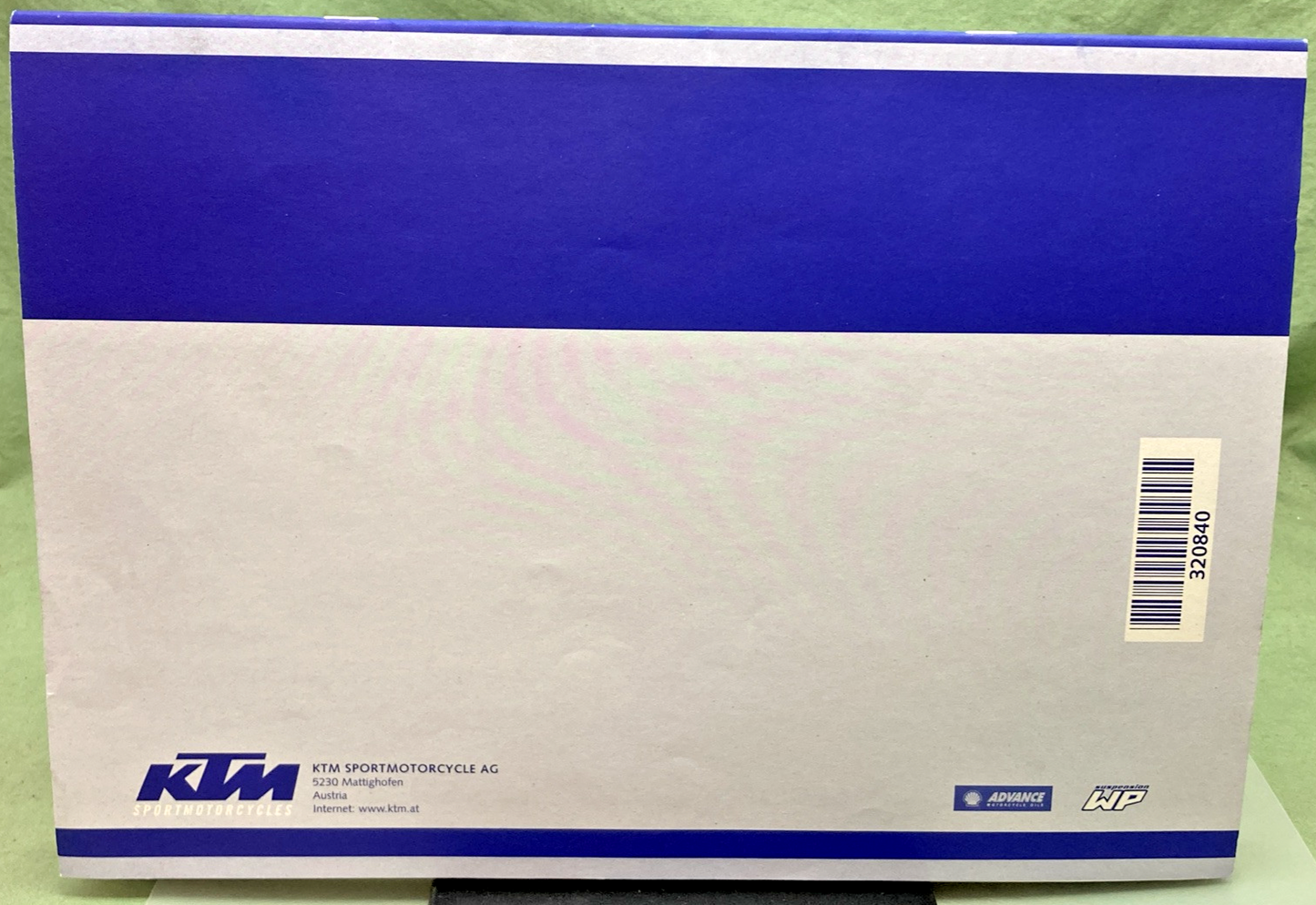 NEW GENUINE KTM 320840 OWNER'S HANDBOOK 2002
