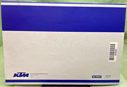 NEW GENUINE KTM 320840 OWNER'S HANDBOOK 2002