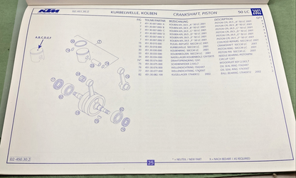 NEW GENUINE KTM 320840 OWNER'S HANDBOOK 2002