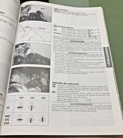 NEW GENUINE KTM 320524 OWNER'S HANDBOOK 1998