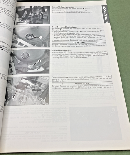 NEW GENUINE KTM 320559 OWNER'S HANDBOOK 1999