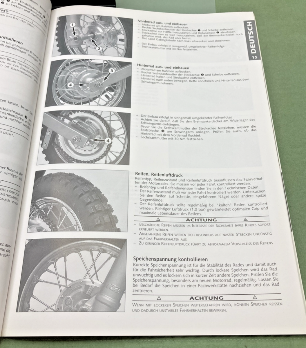 NEW GENUINE KTM 320581 OWNER'S HANDBOOK 2000