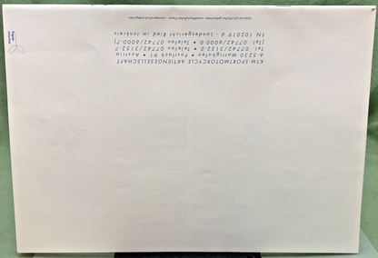 NEW GENUINE KTM 20377 SPARE PARTS MANUAL 1995