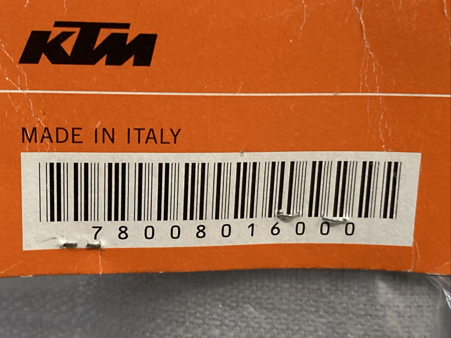 NEW GENUINE KTM 78008016000 number pl. carrier top part 08