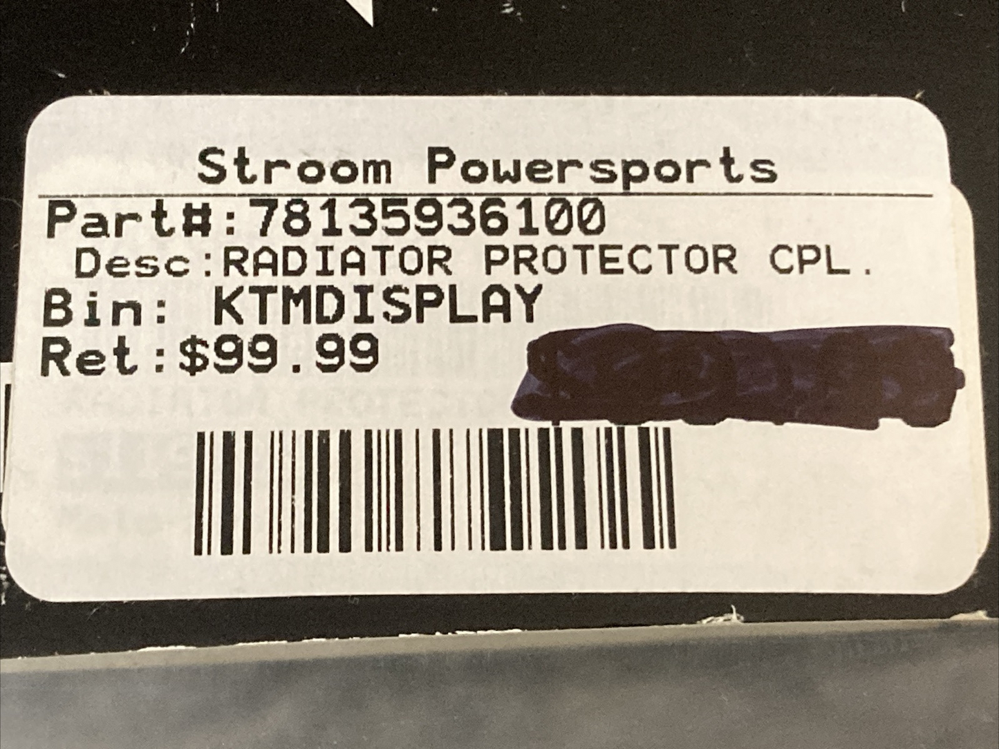 NEW GENUINE KTM 78135936100 radiator protection